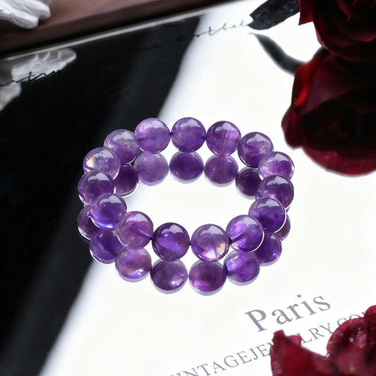 Amethyst Crystal Bracelet – Calm Mind & Good Energy