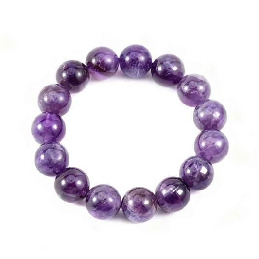 Amethyst Crystal Bracelet – Calm Mind &amp; Good Energy