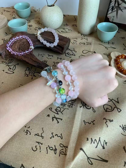 Healing Blossom Pink Bracelet
