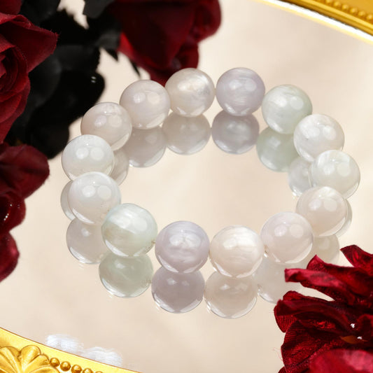 Moonstone Crystal Bracelet Intuition, Love & Feminine Energy（16mm）It changes color when exposed to light