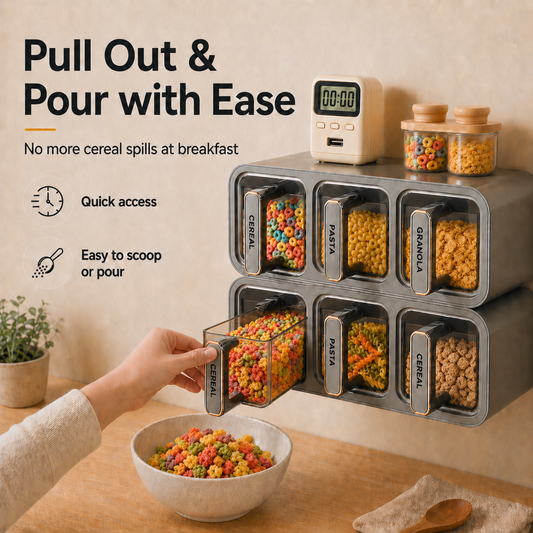 Limited Time Offer – Wall-Mounted Waterproof Food Storage Organizer